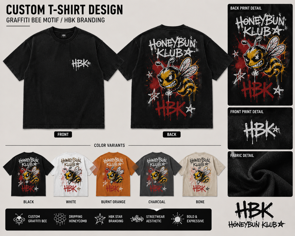 HBK BEE LOGO TEE