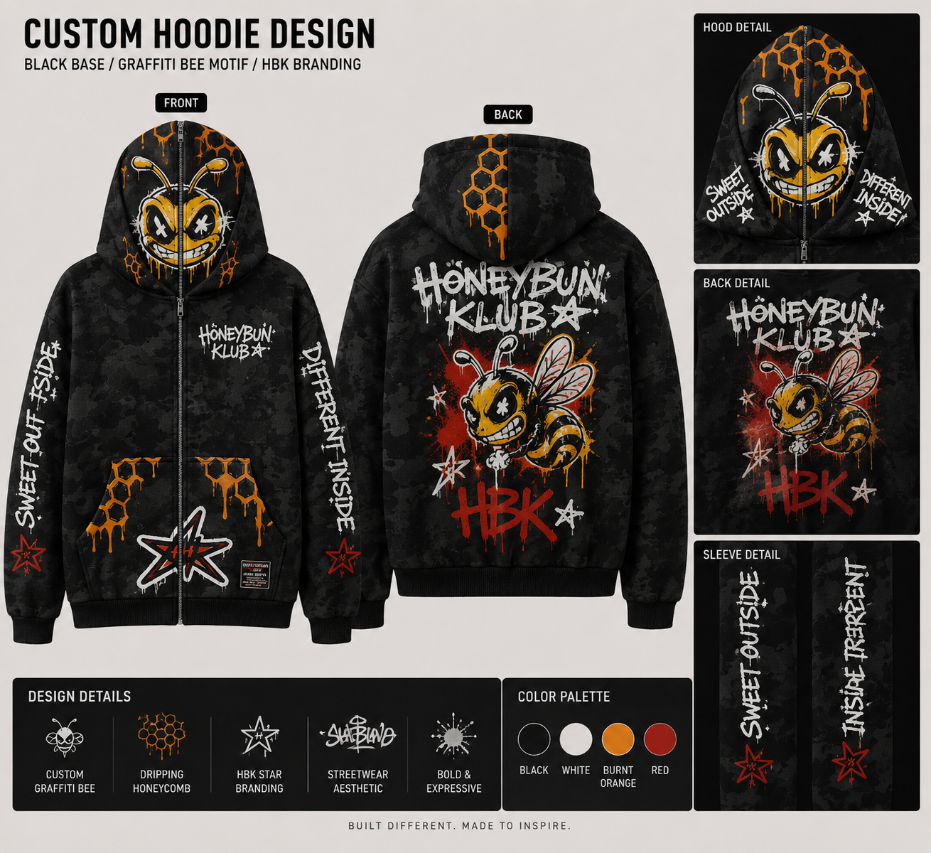 HBK FULL ZIP HOODIE
